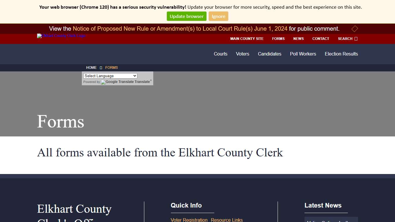 Forms - Elkhart County Clerk